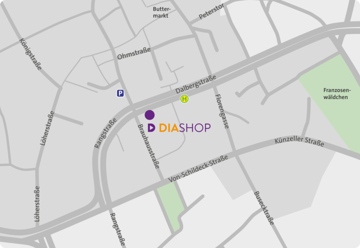 DIASHOP GmbH Anfahrt Friedrichsthal DIASHOP GmbH Anfahrt Friedrichsthal