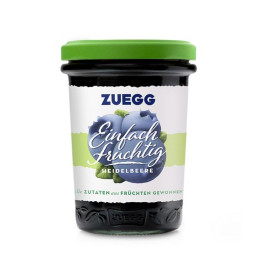 ZUEGG Heidelbeere - Fruchtaufstrich / 250 g
