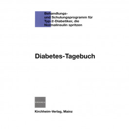 Diabetes-Tagebuch-Blau