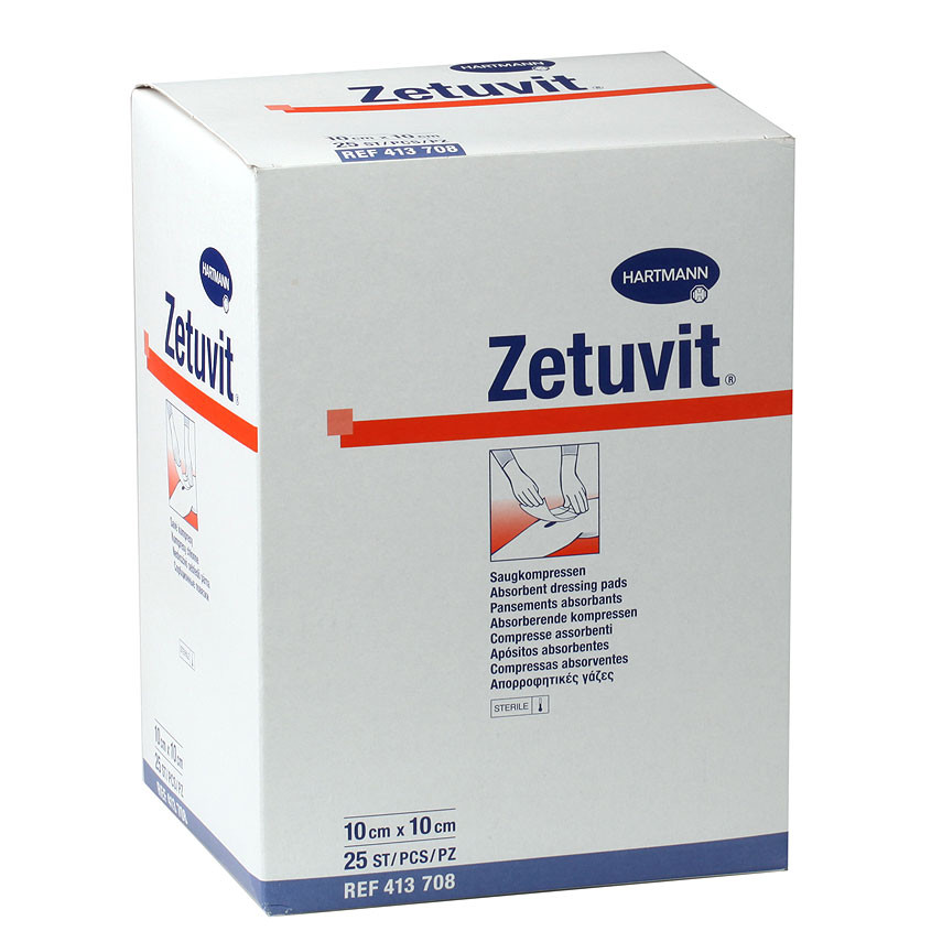Regelmatigheid het dossier eenvoudig Zetuvit 20 x 20 cm - sterile Saugkompressen / 15 Stück | DIASHOP