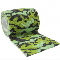 autsch & go Fixiertape Camouflage grün - 7,5 cm x 4,5 m - Fixierung für Pod/Sensor / 1 Rolle