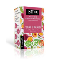 INSTICK Pfirsich-Maracuja - zuckerfreies Instant-Getränk - Größe S / 12 Sticks