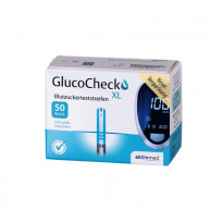 GlucoCheck XL Teststreifen - Blutzucker Teststreifen / 50 Stück