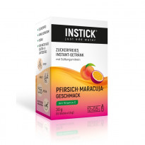 INSTICK Pfirsich-Maracuja - zuckerfreies Instant-Getränk - Größe S / 12 Sticks