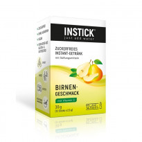 INSTICK Birne - zuckerfreies Instant-Getränk - Größe S / 12 Sticks