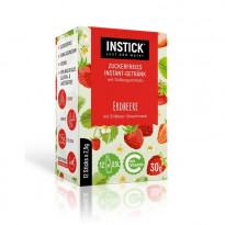 INSTICK Erdbeere - zuckerfreies Instant-Getränk - Größe S / 12 Sticks