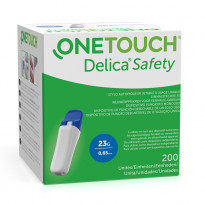 OneTouch Delica Safety 23G Lanzetten - Sicherheitslanzetten / 200 Stück