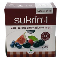 Sukrin:1 Sticks Erythrit & Stevia - 1:1 Ersatz für Zucker / 40 Stück