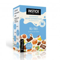 INSTICK Mix-Paket Milchsorten - zuckerfreies Instant-Getränk - Größe S / 12 Sticks
