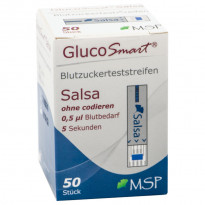 GlucoSmart Salsa - Blutzuckerteststreifen / 50 Stück  