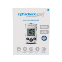 alphacheck professional mg/dl mit NFC - Blutzuckermessgerät / 1 Set