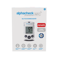 alphacheck professional mmol/L mit NFC - Blutzuckermessgerät / 1 Set