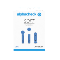 alphacheck SOFT Lanzetten 28G / 200 Stück 