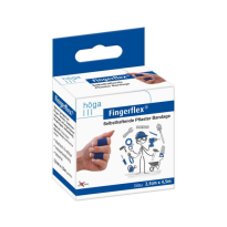 Fingerflex Pflaster Bandage blau 2,5 cm x 4,5 m / 1 Rolle