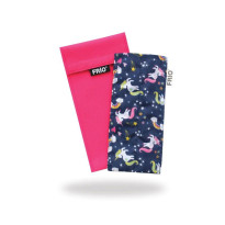 FRIO Tasche Doppel Farbe Pink - Innentasche Motiv Einhorn - Kühltasche / 1 Stück
