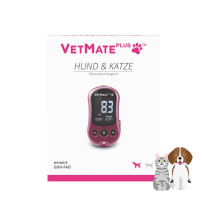 VetMate PLUS Blutzuckermessgerät mmol/l - Hund & Katze / 1 Stück