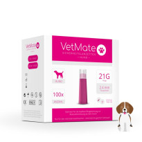 VetMate Sicherheitslanzetten 21G x 2,4 mm - Hund
