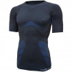 mellitus one Men seamless shirt, schwarz/dunkelblau Gr. XL - Pumpenshirt / 1 Stück