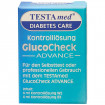 TESTAmed GlucoCheck Advance - Kontrolllösung normal/hoch / 2 x 4 ml