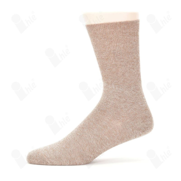 82395_Ihle_Rippsocke_beige_meliert