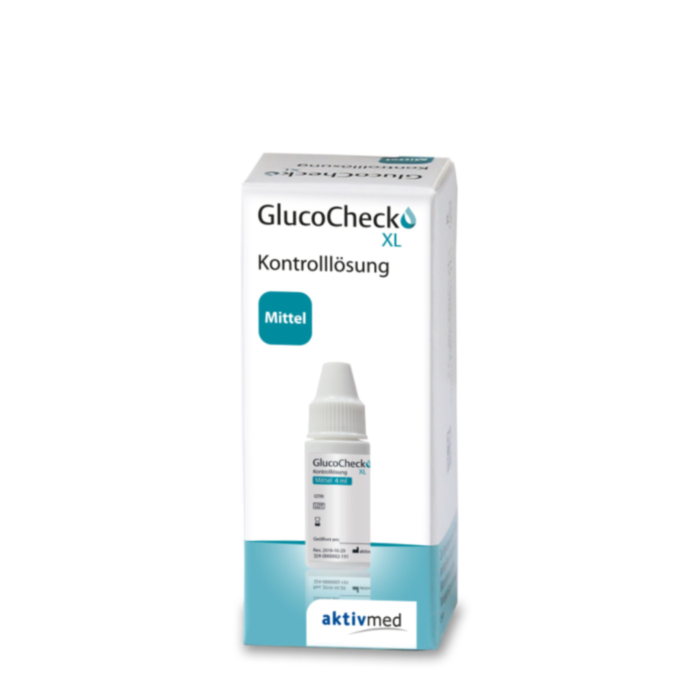 GlucoCheck XL - Kontrolllösung mittel
