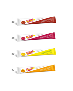 Dextro Energy Gums Mix Pack - Lemon, Cherry, Cola, Orange / 8 x 45 g