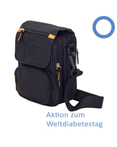 Elite Bags FIT`s Tasche f&uuml;r Diabetes-Bedarf Schwarz