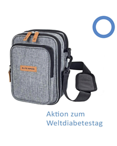 Elite Bags FIT EVO Tasche f&uuml;r Diabetesbedarf Grau Bitone / 1 St&uuml;ck