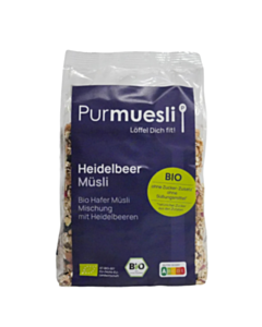 Purmuesli Heidelbeer ohne Zuckerzusatz - 350g / 1 Pck