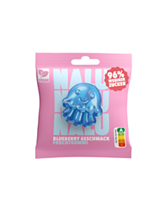NALU Fruchtgummi Quallen vegan  - Heidelbeere / 50 g Beutel
