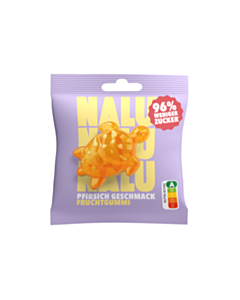NALU Fruchtgummi Schildkr&ouml;ten  - Pfirsich / 50 g Beutel