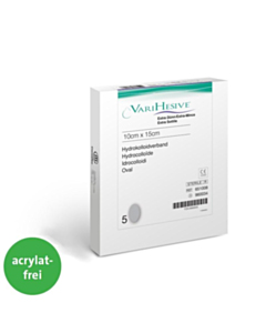 Varihesive extra dünn 10 x 10 cm - Hydrokolloid-Verband / 5 Stück