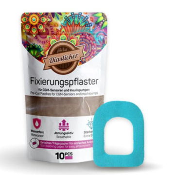 Diasticker Omnipod / Omnipod DASH Tape - hellblau