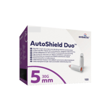 AutoShield Duo 0,30 x 5 mm (30G) - Sicherheits Pennadeln / 100 Stück