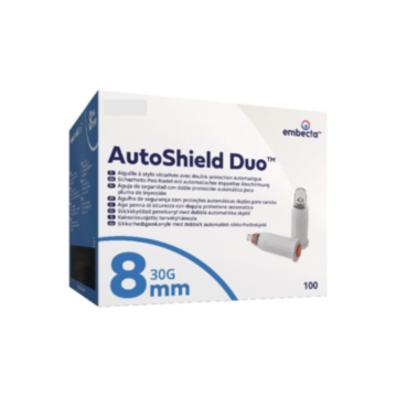 AutoShield Duo 0,30 x 8 mm (30G) - Sicherheits Pennadeln / 100 Stück