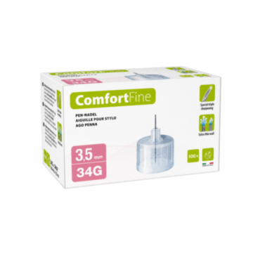 ComfortFine 3,5 mm (34G)  x 0,18 mm - Pennadeln Gestationsdiabetes / 100 Stück