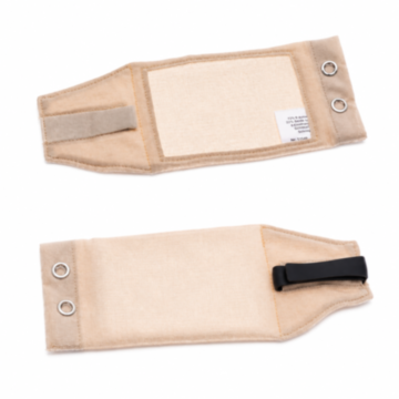 Zuckerschmuck BH-Pumpentasche Beige mit Fenster / 1 Stück