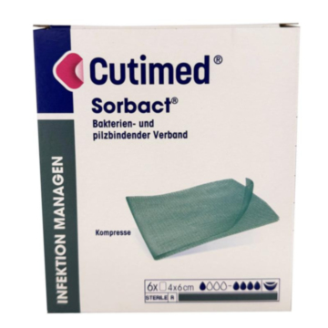 Cutimed Sorbact 4 x 6 cm