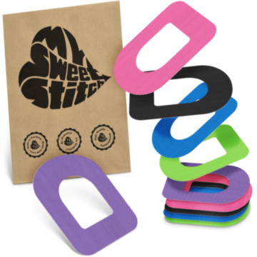 MySweetStitch Übererklebepflaster für Omnipod DASH / 5 - rainbow / 10 Stück