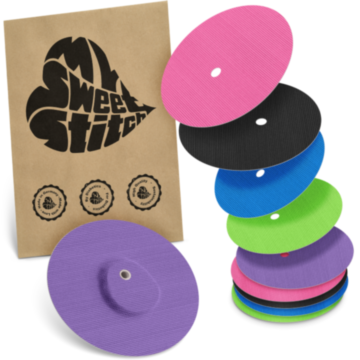 MySweetStitch Überklebepflaster für Dexcom G7/ ONE+ / Stelo - rainbow / 10 Stück