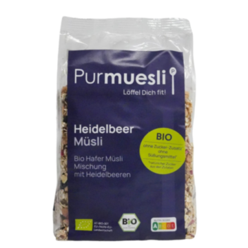 Purmuesli Heidelbeer ohne Zuckerzusatz - 350g / 1 Pck