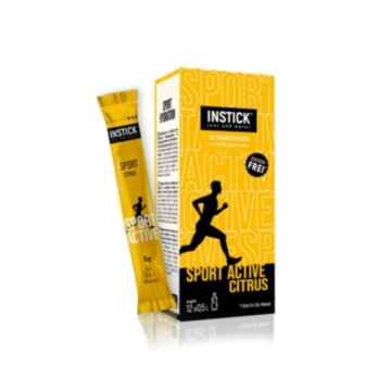 INSTICK Sportactive Citrus - zuckerfreies Instant-Getränk - Größe S / 12 Stück