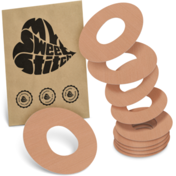 MySweetStitch Überklebepflaster für Katheter beige M - mylife, t:slim / 10 Stück