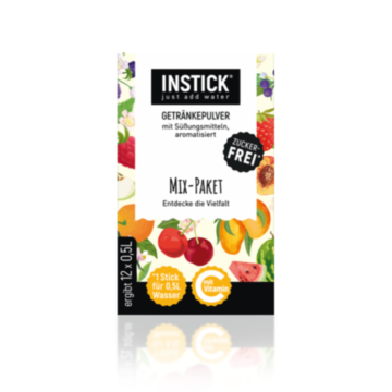 INSTICK Mix-Paket - zuckerfreies Instant-Getränk - Größe S / 12 Sticks