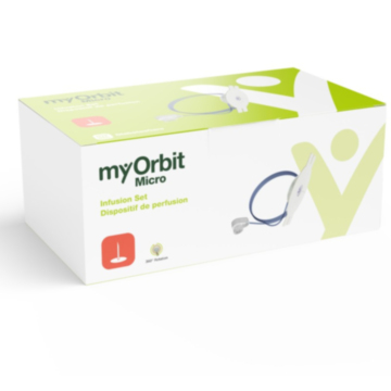 myOrbit Micro Infusionsset 5,5 mm 60 cm - Stahlkanüle / 10 Stück