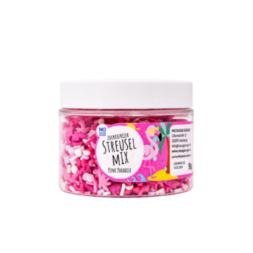 NO SUGAR SUGAR Streuselmix Pink Paradise / ohne Zucker - 1 Dose