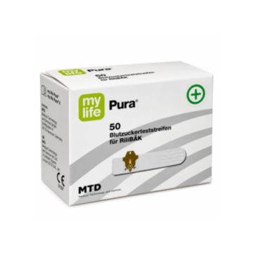 mylife Pura Teststreifen - Blutzuckerteststreifen / 50 Stück