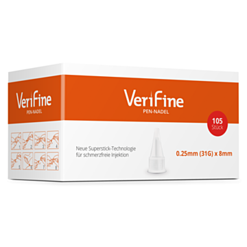 Verifine Pennadeln 8 mm (31G) - Standard Pennadeln / 105 Stück