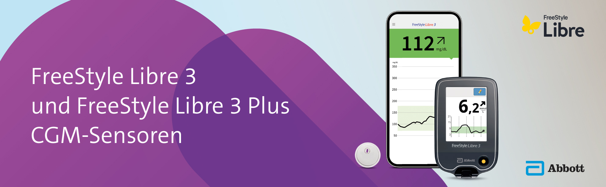 FreeStyle Libre 3 und FreeStyle Libre 3 Plus CGM-Sensoren