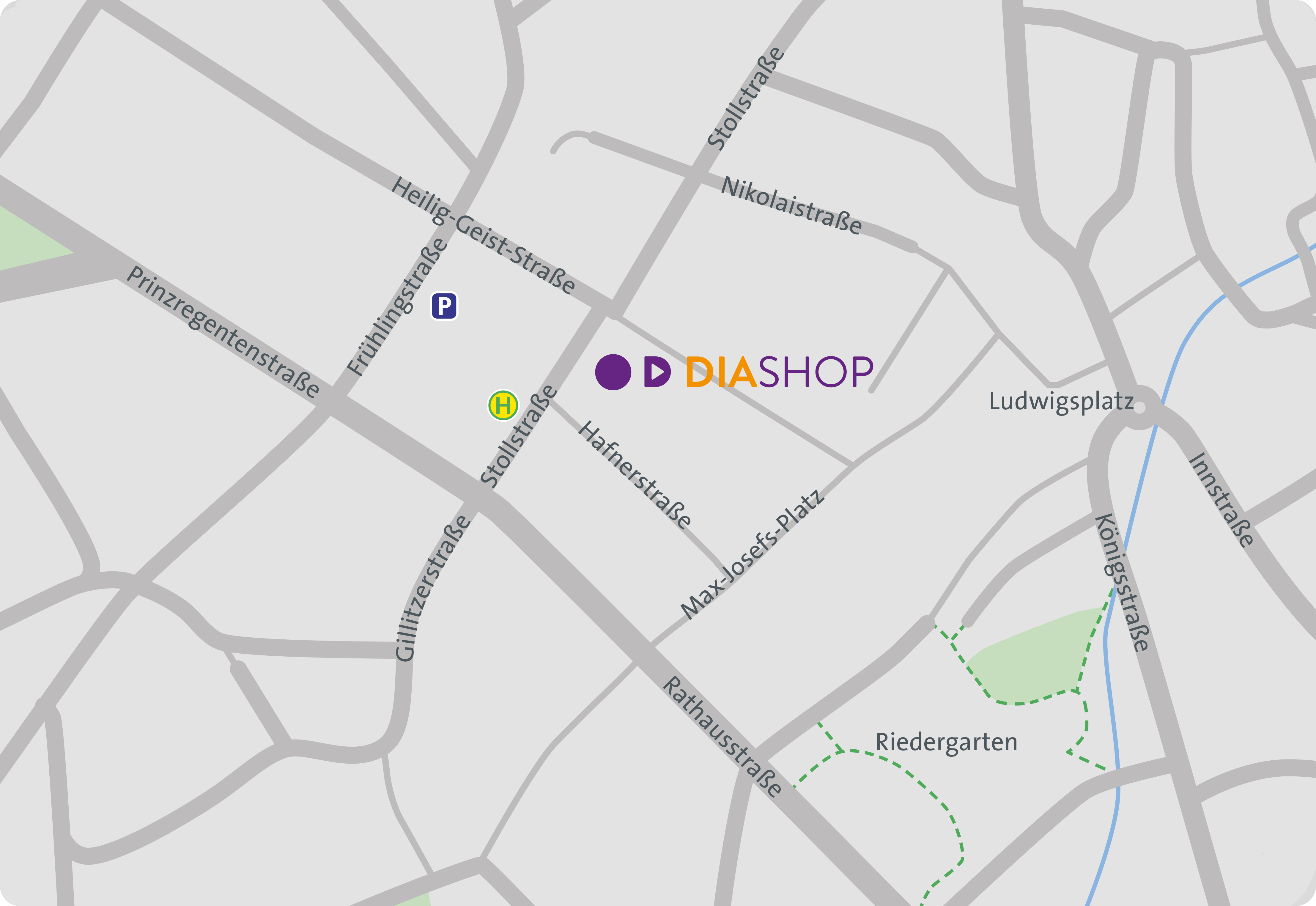 Anfahrtsskizze Rosenheim Anfahrt Rosenheim